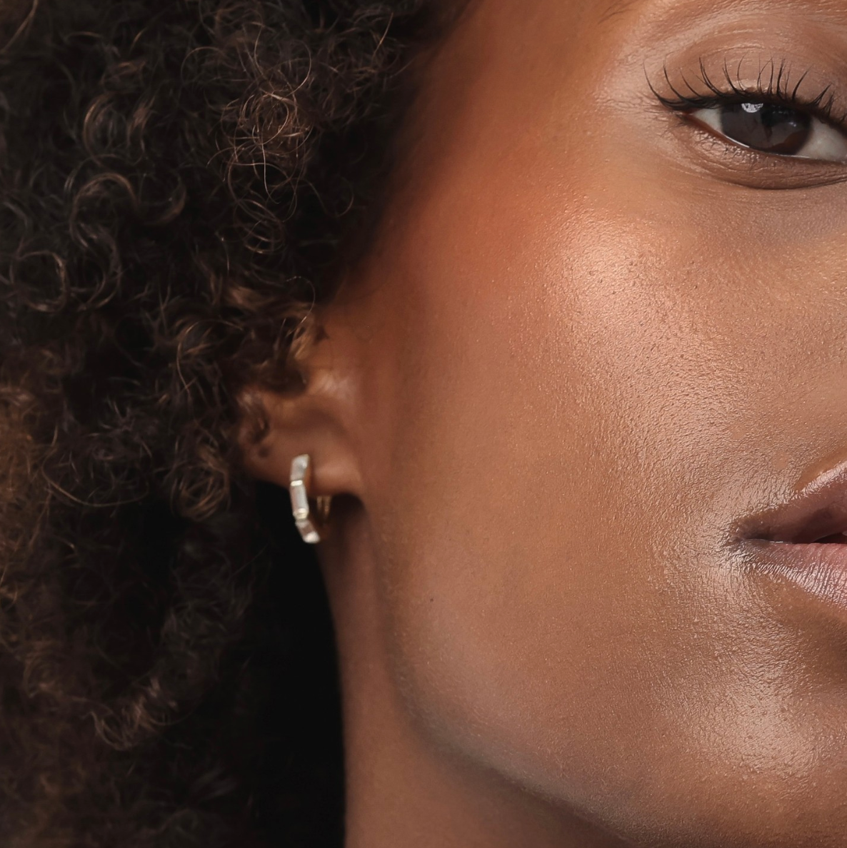 flawless skin of young woman
